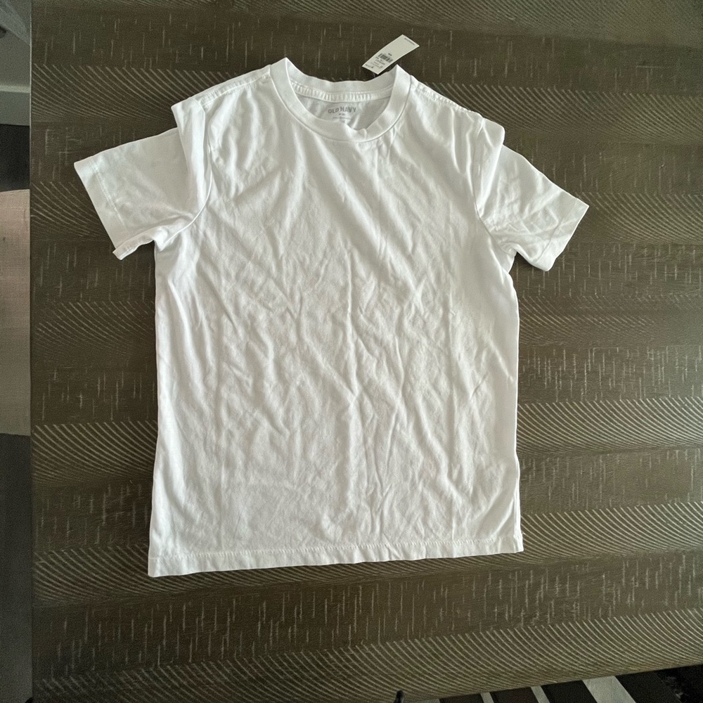 Kids white tee